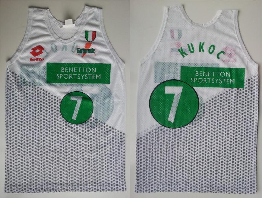 1992-93 Kukoc Toni - Benetton Treviso - Taglia XL (57 X 86 cm)