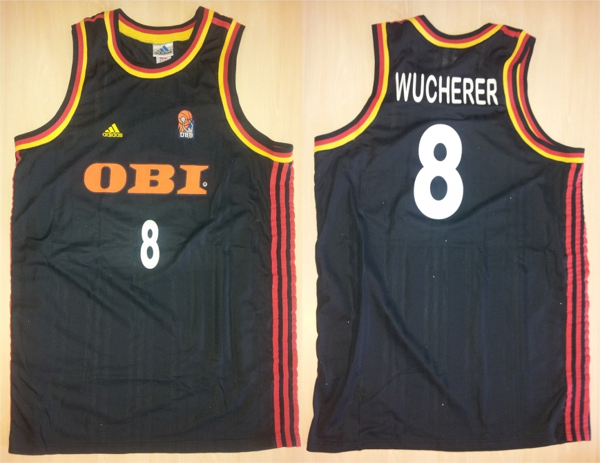 1997 Dennis Wucherer - Germania (Match Worn) - Taglia XXL (61 X 90 cm)
